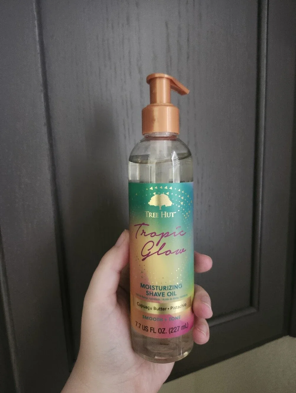 Tree Hut Tropic Glow Moisturizing Shave Oil — Orange Pump